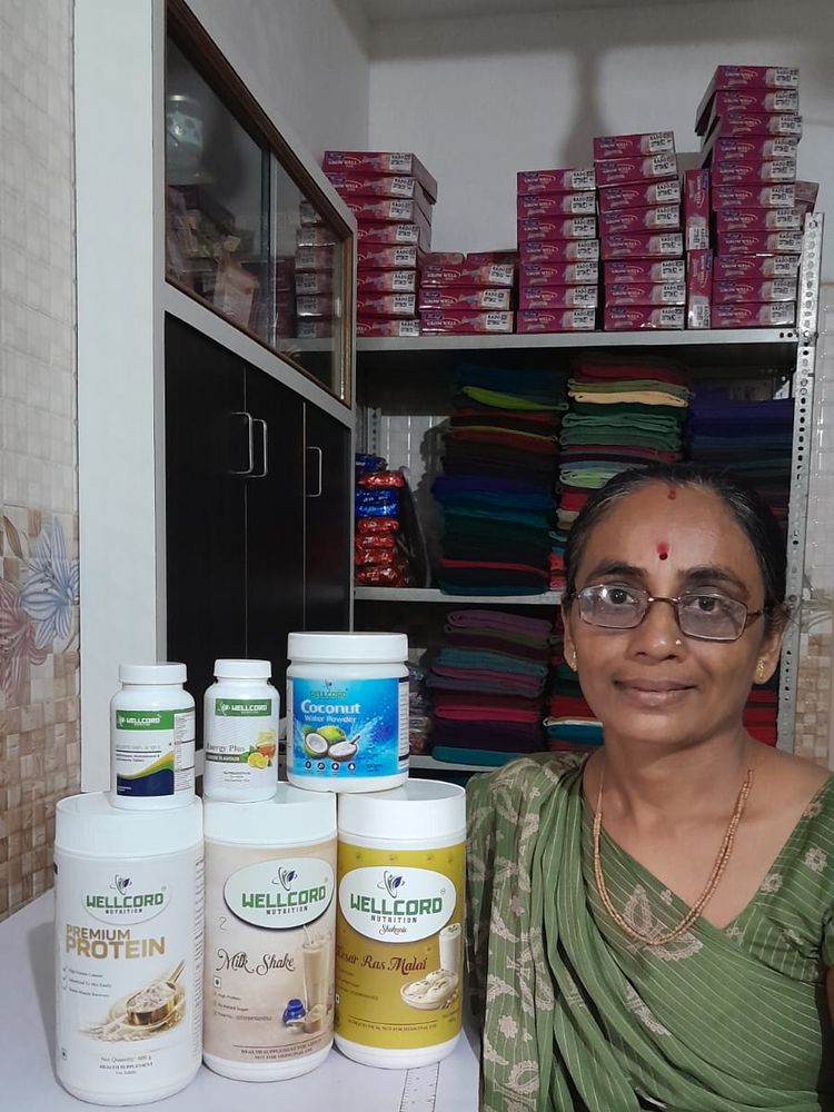 Wellcord Nutrition member with products