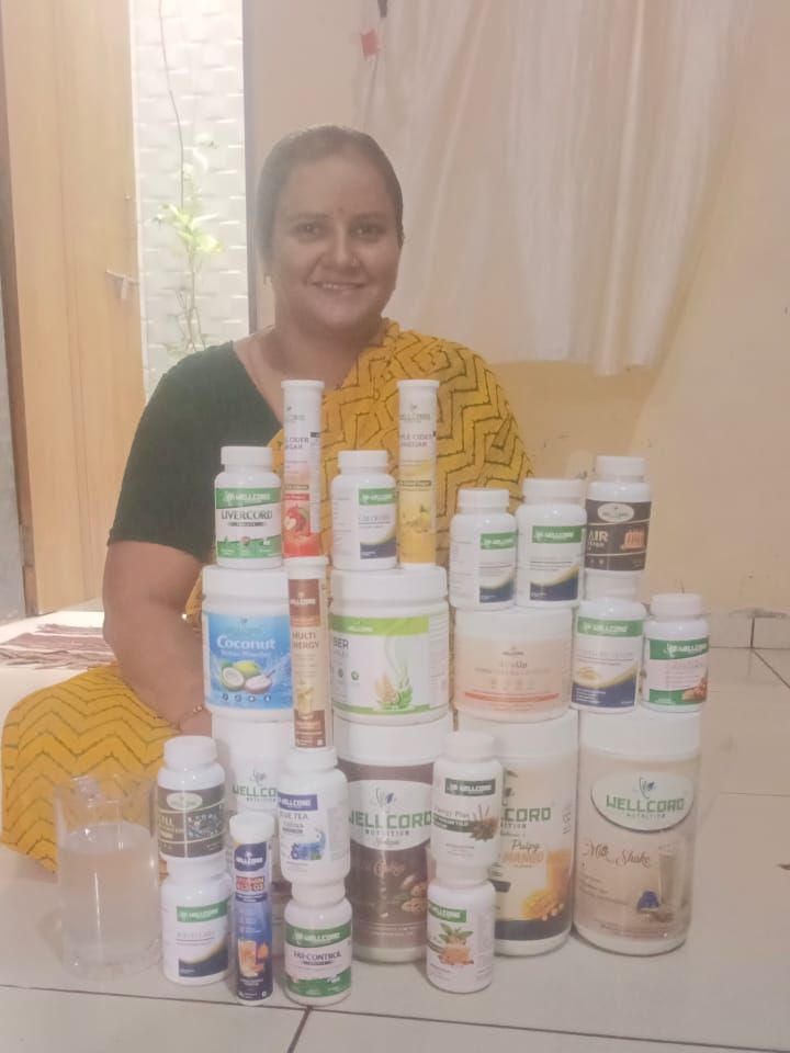 Wellcord Nutrition member with products