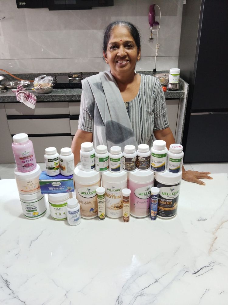 Wellcord Nutrition member with products