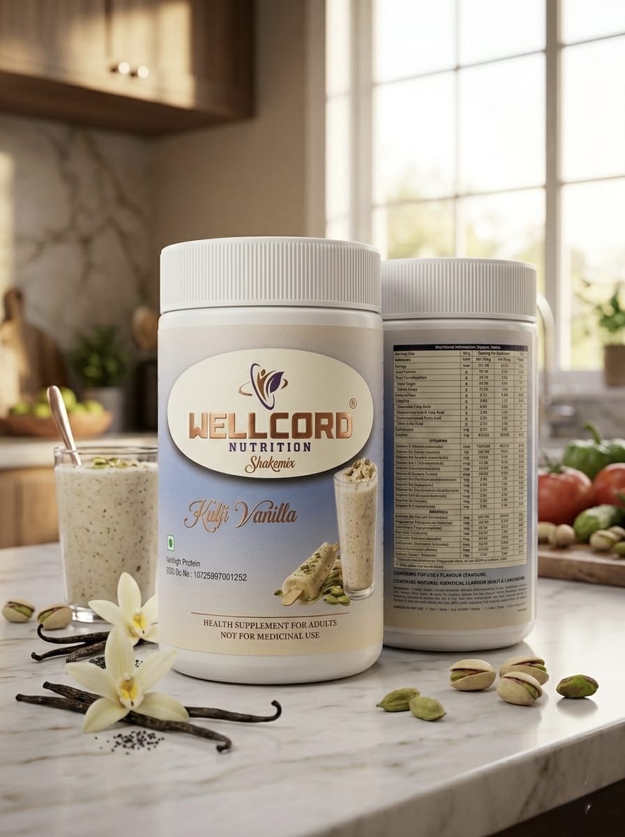 Wellcord Shake Mix Kulfi Vanilla - HSN CODE-21069099
