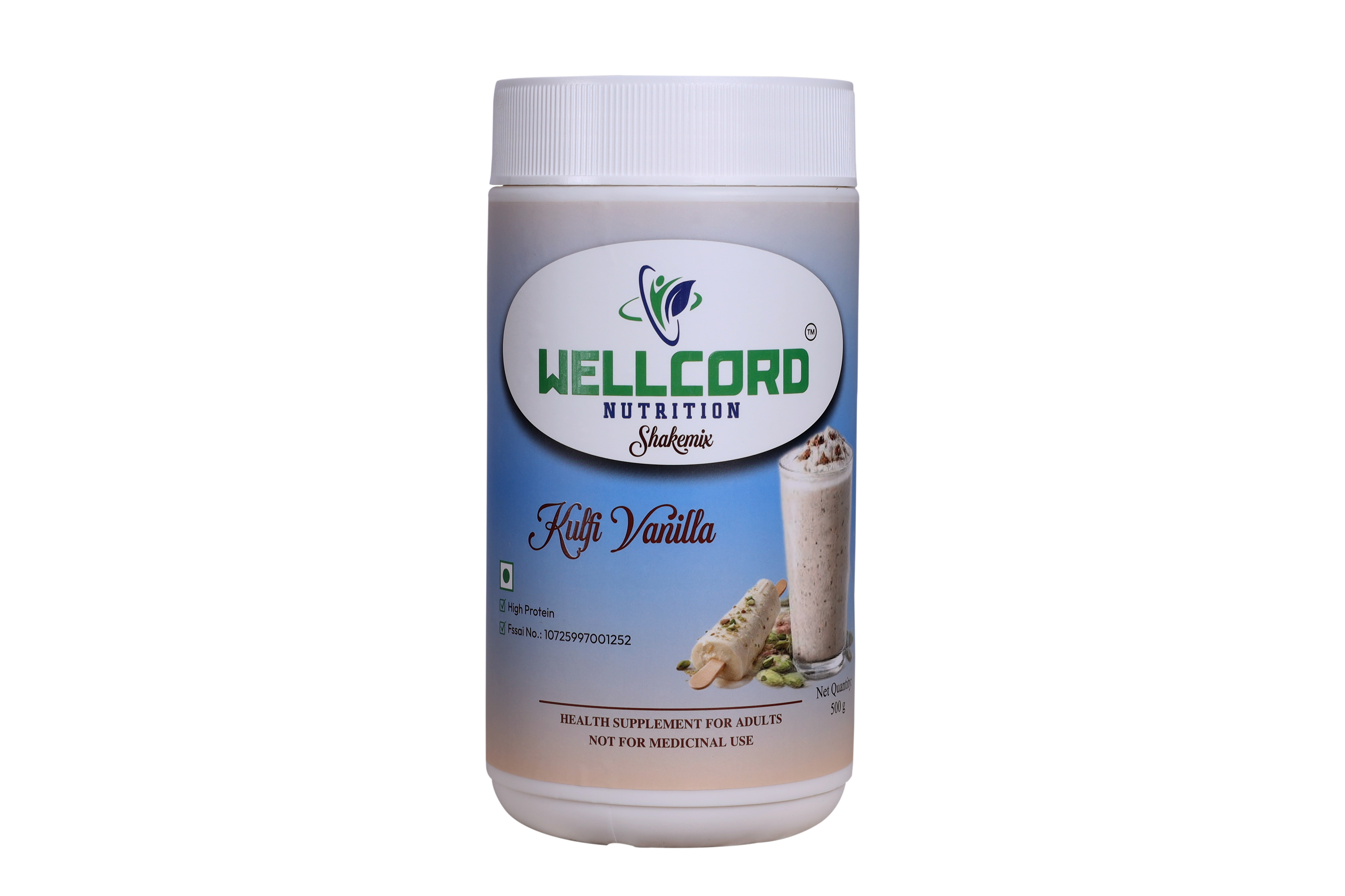 Wellcord Shake Mix Kulfi Vanilla - HSN CODE-21069099