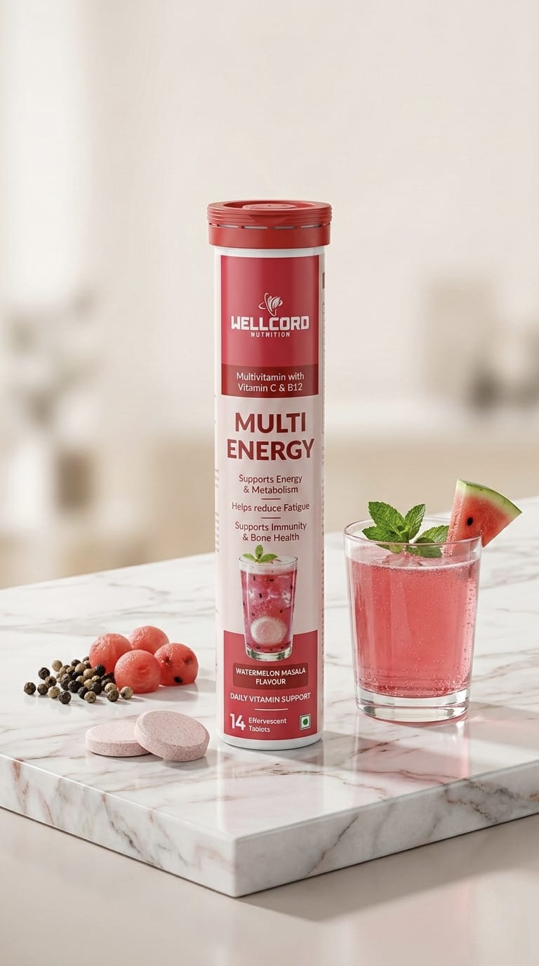 Wellcord Effervescent Tablet Watermelon Masala - HSN CODE-21069099