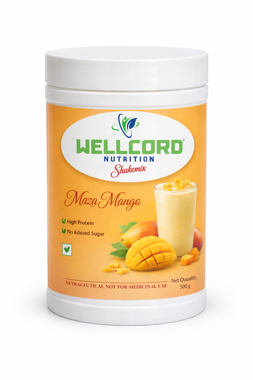 Wellcord Shake Mix Maaza Mango - HSN CODE-21069099