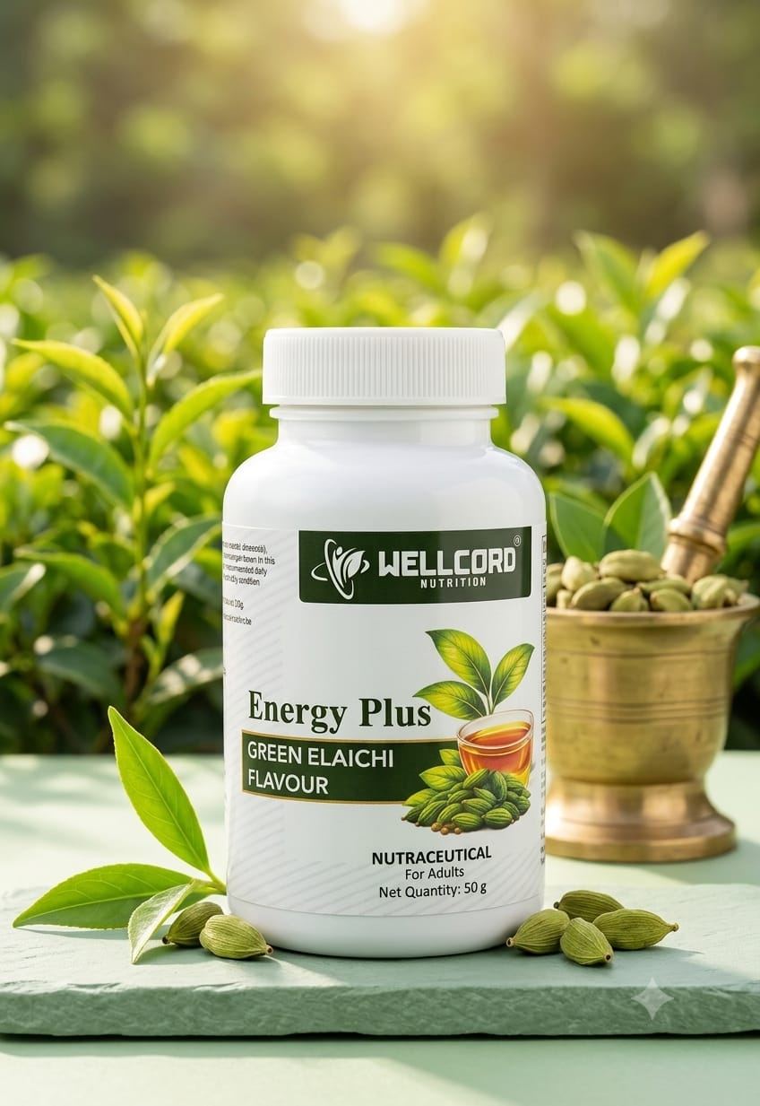 Energy Plus Green  Elaichi Flavour - HSN CODE-21069099