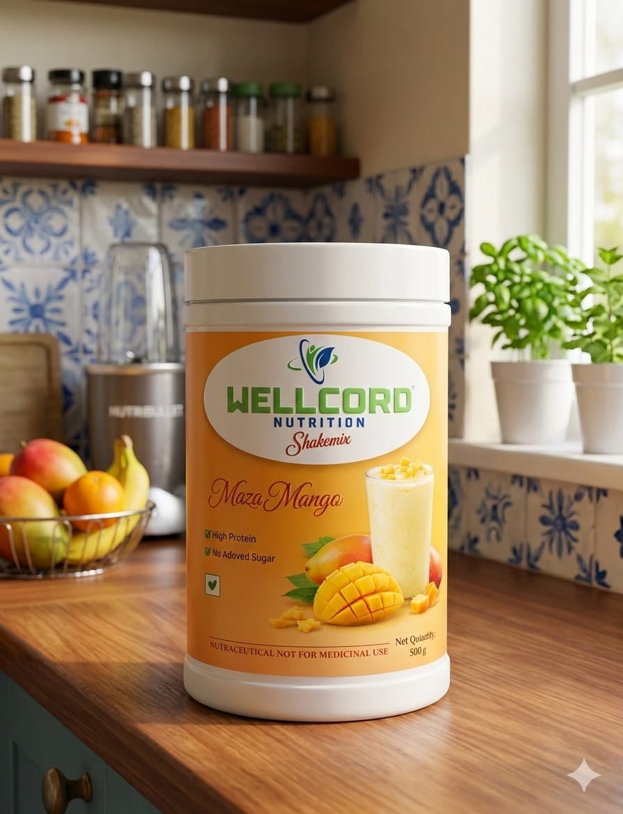 Wellcord Shake Mix Maaza Mango - HSN CODE-21069099